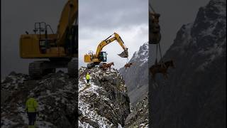 Excavator Loading Caterpillar 775E Dumpers -Sotiriadis Mining Works #excavator #bulldozerofficial