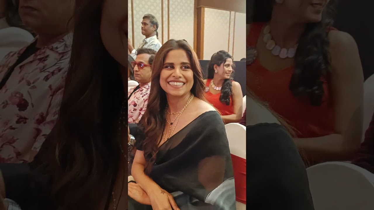 Sai Tamhankar at Marathi film Gulkand trailer Launch