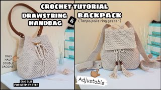 Tas Rajut Mini Motif Kipas Mudah Untuk Pemula - Crochet Sling Bag FAN MOTIF
