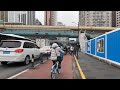 Jiangsu Road｜4K Shanghai Tour Cycling｜Cao Yang Road｜Jing an｜Putuo｜Shanghai West Railway Station