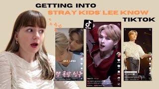 getting into stray kids' lee know tiktok (the amount of thirst traps i got?¿)