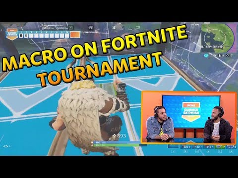 macro user at summer skirmish fortnite highlights 2 - fortnite macro building