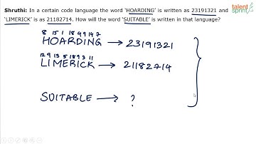 Coding and Decoding Tricks | Additional Example - 6 | Reasoning Ability | TalentSprint Aptitude Prep