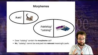 Introduction to Linguistics: Morphology 1 by Language Science 18,092 views 2 years ago 28 minutes