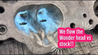 Flow testing the Wonder ported head!!