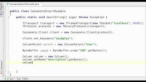 Apache Cassandra Insert Column Example by Abel Perez