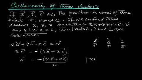 Linear combination of  two vectors
