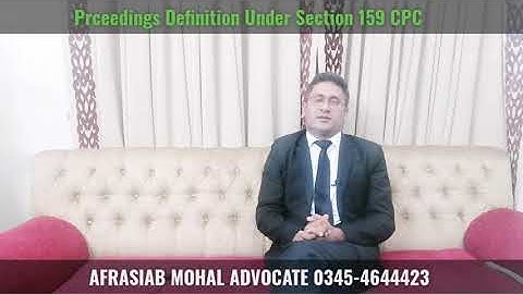 Proceedings | 159 CPC | Includes Suits, Appeals, Reviews, Revisions | Executions | Applications |