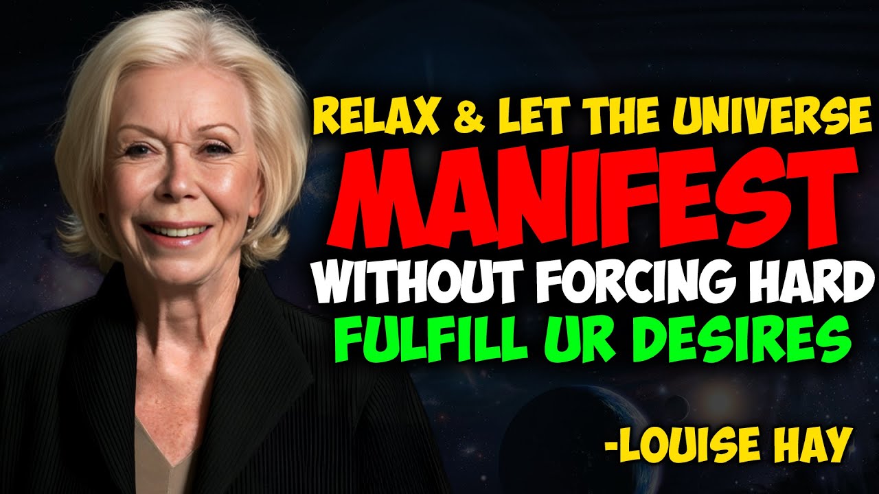 Louise Hay - Relax and Universe Will Manifest Anything For You - YouTube