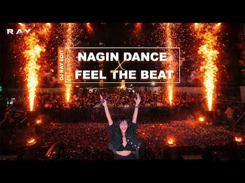 NAGIN DANCE X FEEL THE BEAT DJ RAY BASS HOUSE EDIT Bollytech Bollywood Mashup Weddingsong 