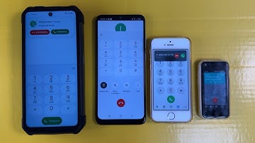 QUAD INCOMING CALL TANK 3 PRO VS TCL 20B VS IPHONE SE VS IPHONE MICRO AT THE SAME TIME