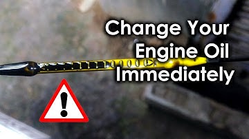 Signs you need to change your vehicle engine oil immediately.
