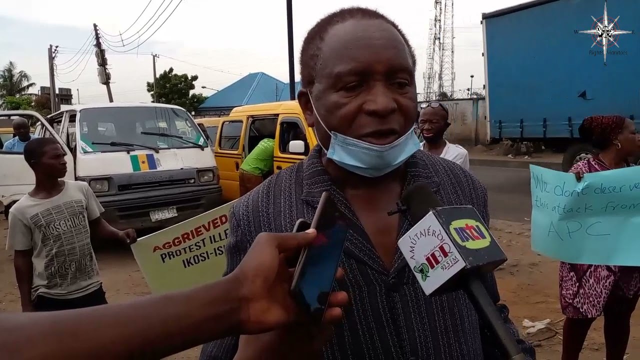 RIGHTS MONITORS @ IKOSI-ISHERI SHOPPING COMPLEX DEMOLITION PROTEST