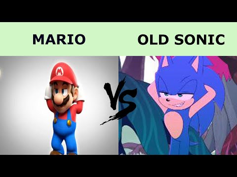 Zero Two Dodging meme | 😜Mario VS Old Sonic🎉