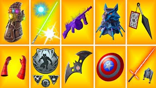 Evolution of ALL Mythic Weapons \& Items (Fortnite Chapter 1 - Chapter 4)