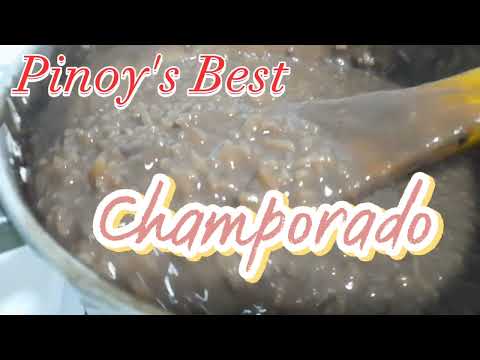 #Champorado. Ingredients :cooked rice,powdered milk,choco powder and sugar #cooking #satisfying
