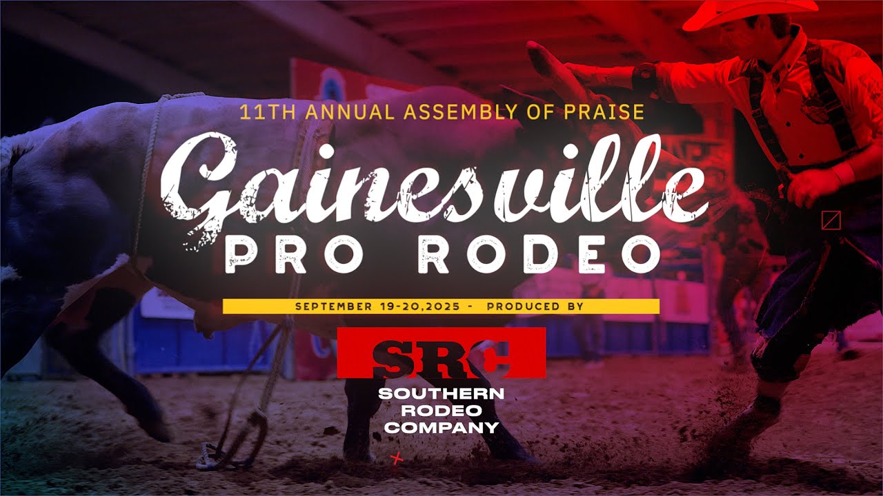 Southern Style Rodeo Gainesville Pro Rodeo 2025 - Southern Rodeo Company - YouTube