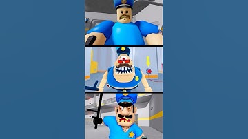 Roblox POLICE Obby Jumpscares BARRY PRISON RUN vs MR. STINKY