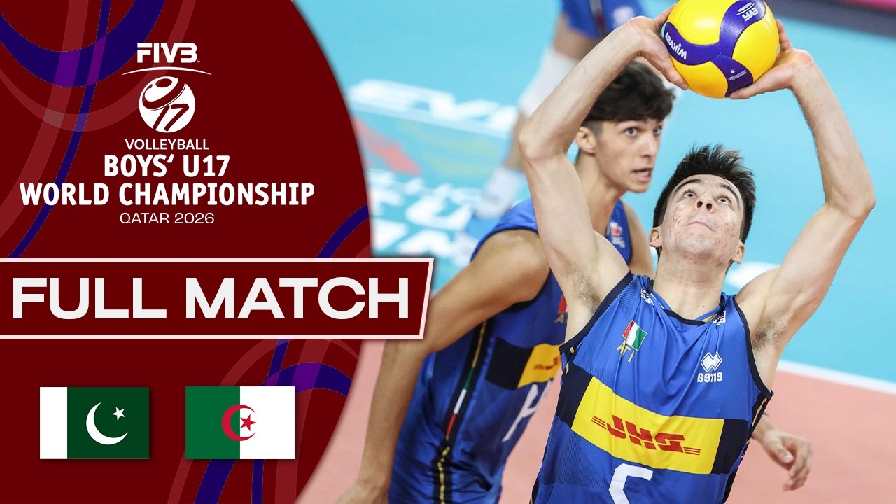 Pakistan vs. Algeria - Pool Play | Boys' U17 World Championship - 2026