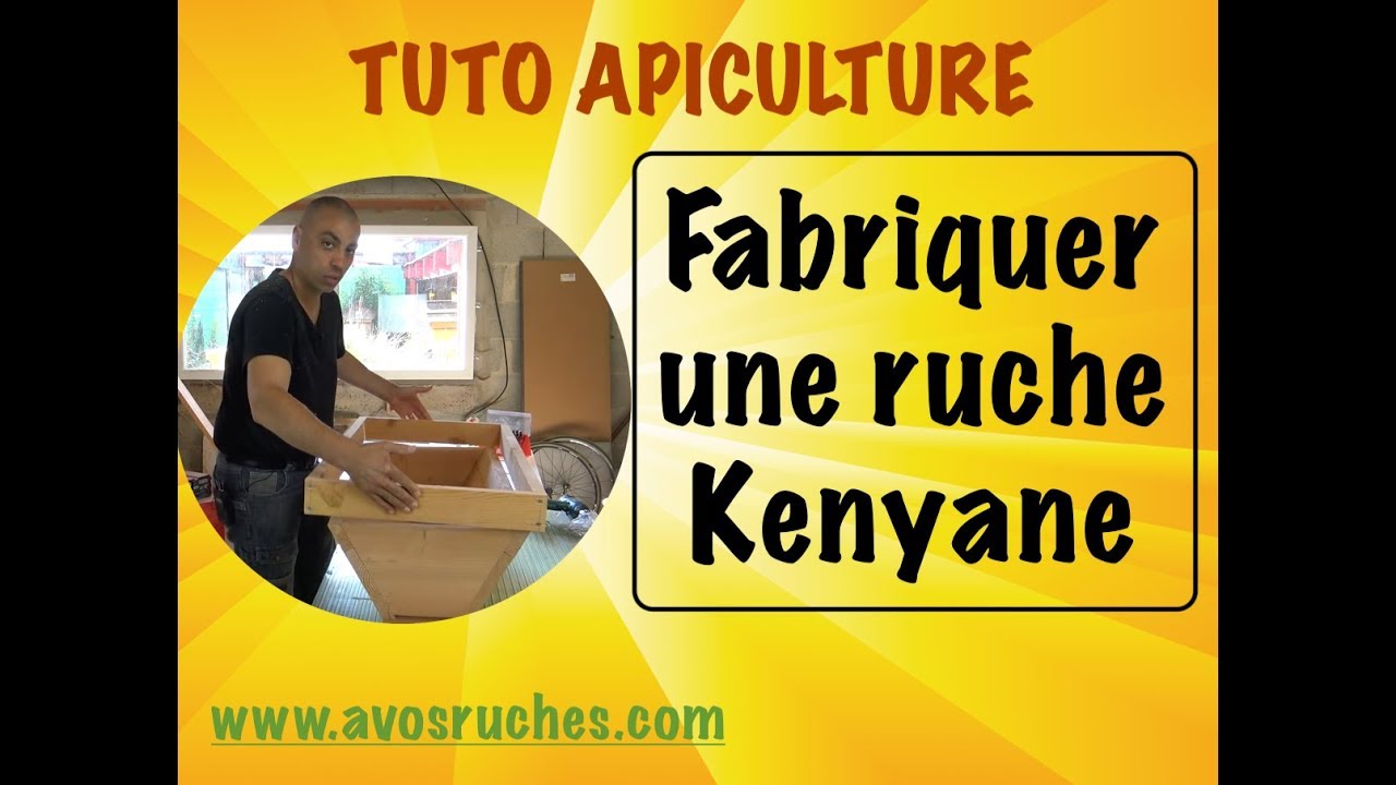 TUTO apiculture, fabrication d'une ruche kenyane www.avosruches.com