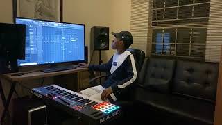 Vigro Deep Making Dream Team In Studio | Amapiano