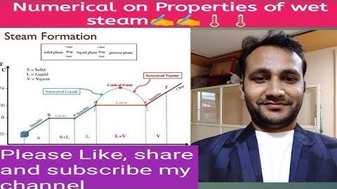 Numerical on properties of wet steam