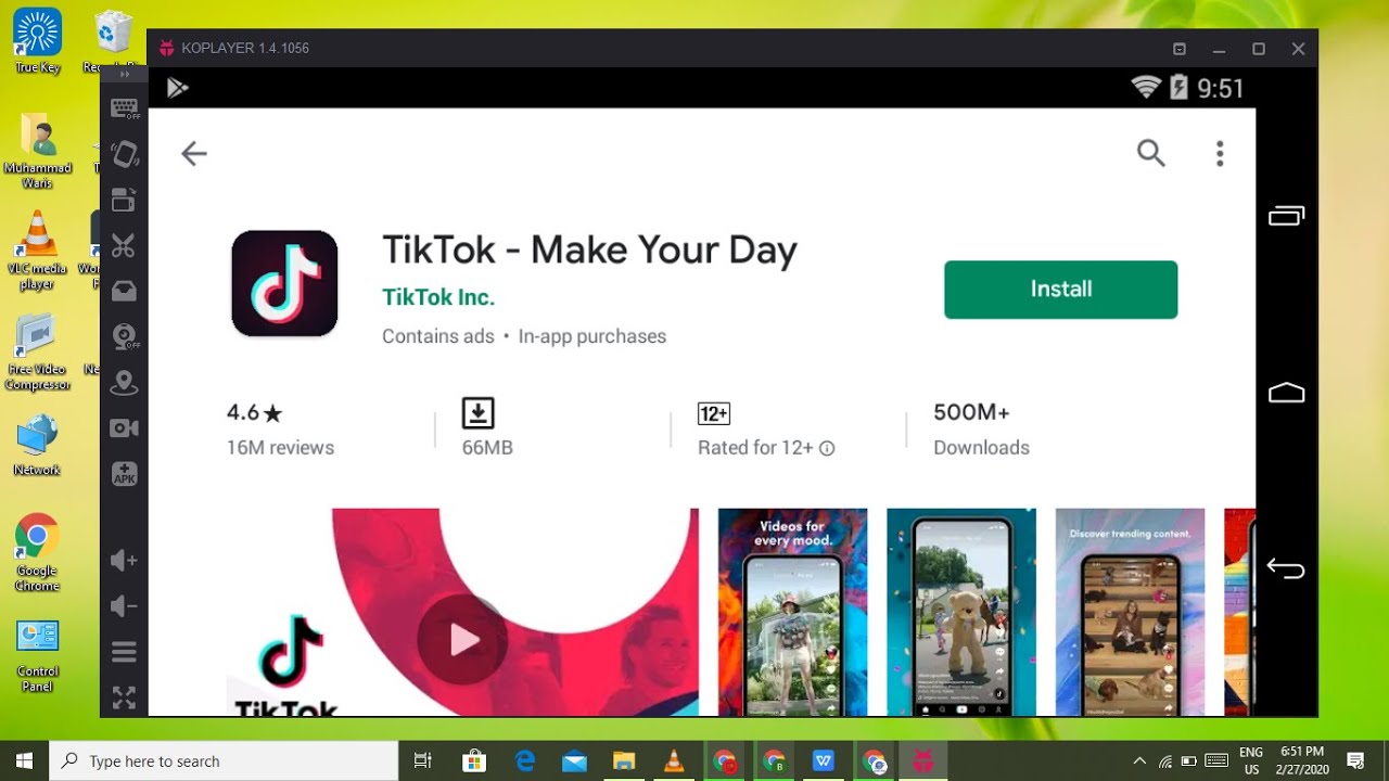 download tik tok desktop