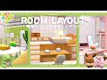 【ぽこポケ】色別!建築キットのお部屋レイアウト3選🌷 | room layout