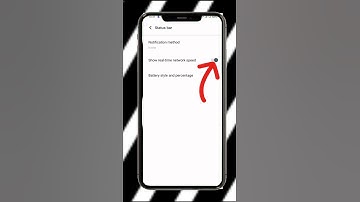 Real time network speed in status bar internet speed enable kaise kare