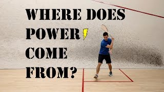Squash Experiment - The Effects of Upper Body Rotation on Power