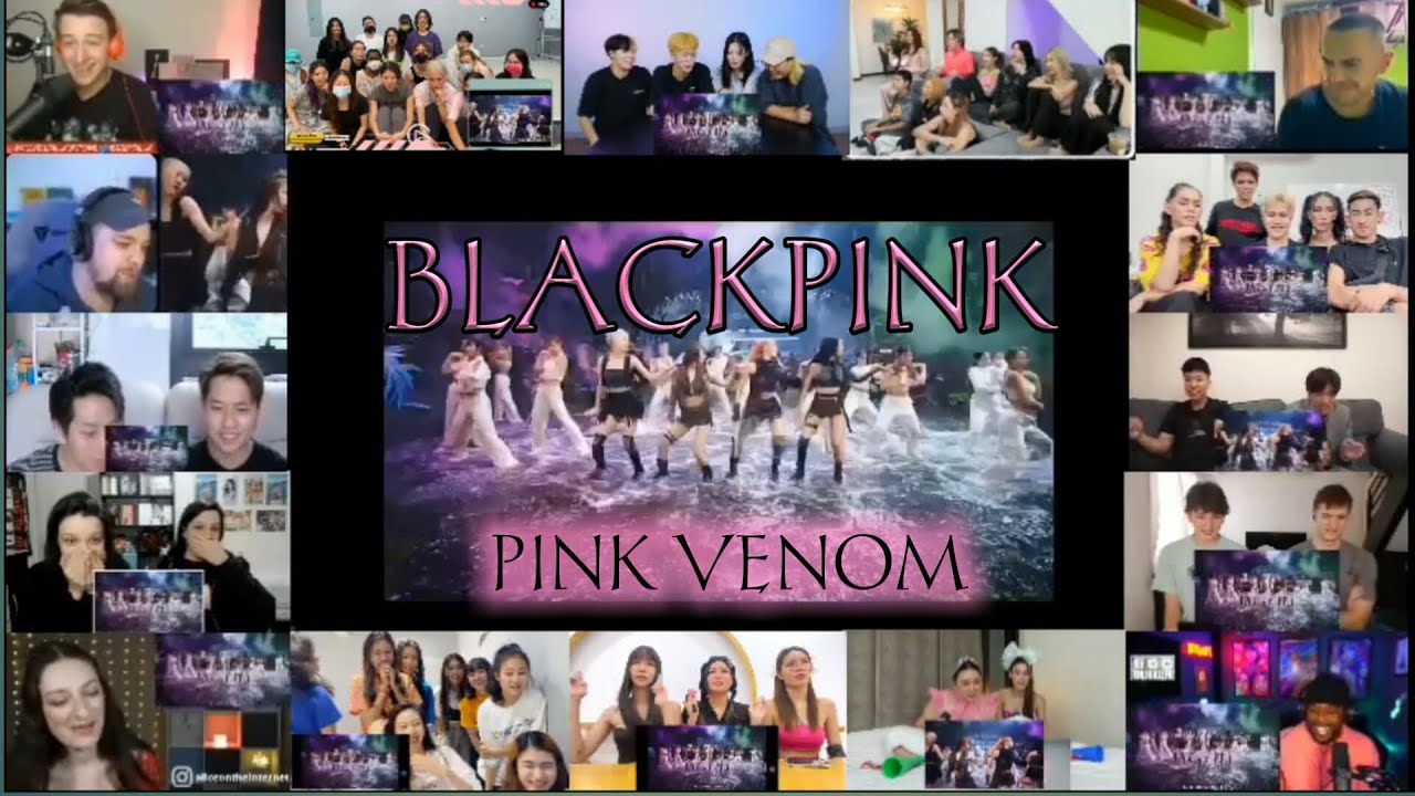 BLACKPINK "Pink Venom" MV || Reaction Mashup