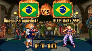 Real Bout Fatal Fury - Omega Paraquedista (BRA) VS (BRA) BLUE MARY SSP [rbff1] [Fightcade] [FT10]