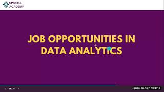 Introduction to Data Analytics Lesson 2