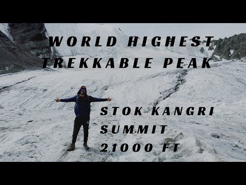 WORLD'S HIGHEST TREKKABLE MOUNTAIN | STOK KANGRI SUMMIT | 21000 FT | DRONE SHOTS
