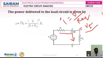 Lecture Video 7 18EE32 Module 2  Network Theorems Dr  K V Ramanareddy