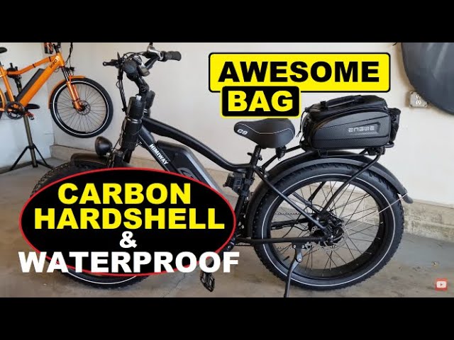 Cycling Rear Seat Bag Waterproof Hard Shell Bag Bike Rear Rack