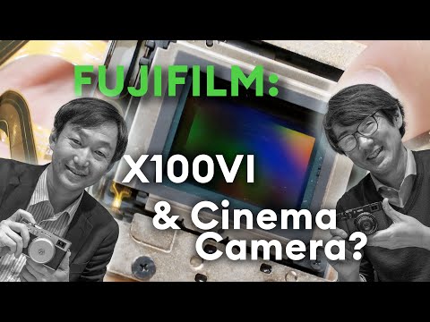 FUJIFILM Interview  - X100VI, Cinema Camera, Global Shutter and More