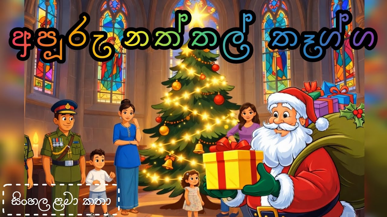 🎄🎁 අපූරු නත්තල් තෑග්ග 🎁🎄| සිංහල ළමා කතා 😍✨ #sinhalalamakatha #sinhalacartoon