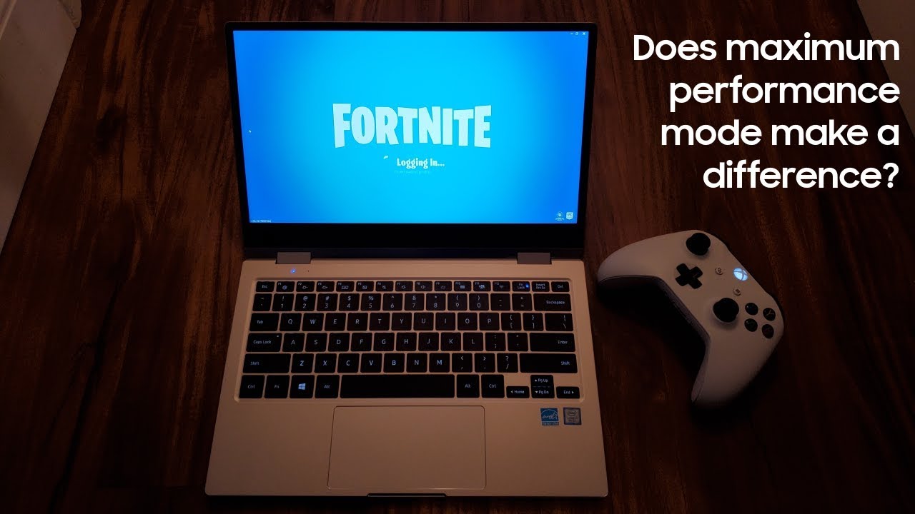 2019 Samsung Notebook 9 Pro (8GB RAM + 256GB SSD) Fortnite Gaming Test