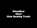 Metallica one solo backing track umiker pascal