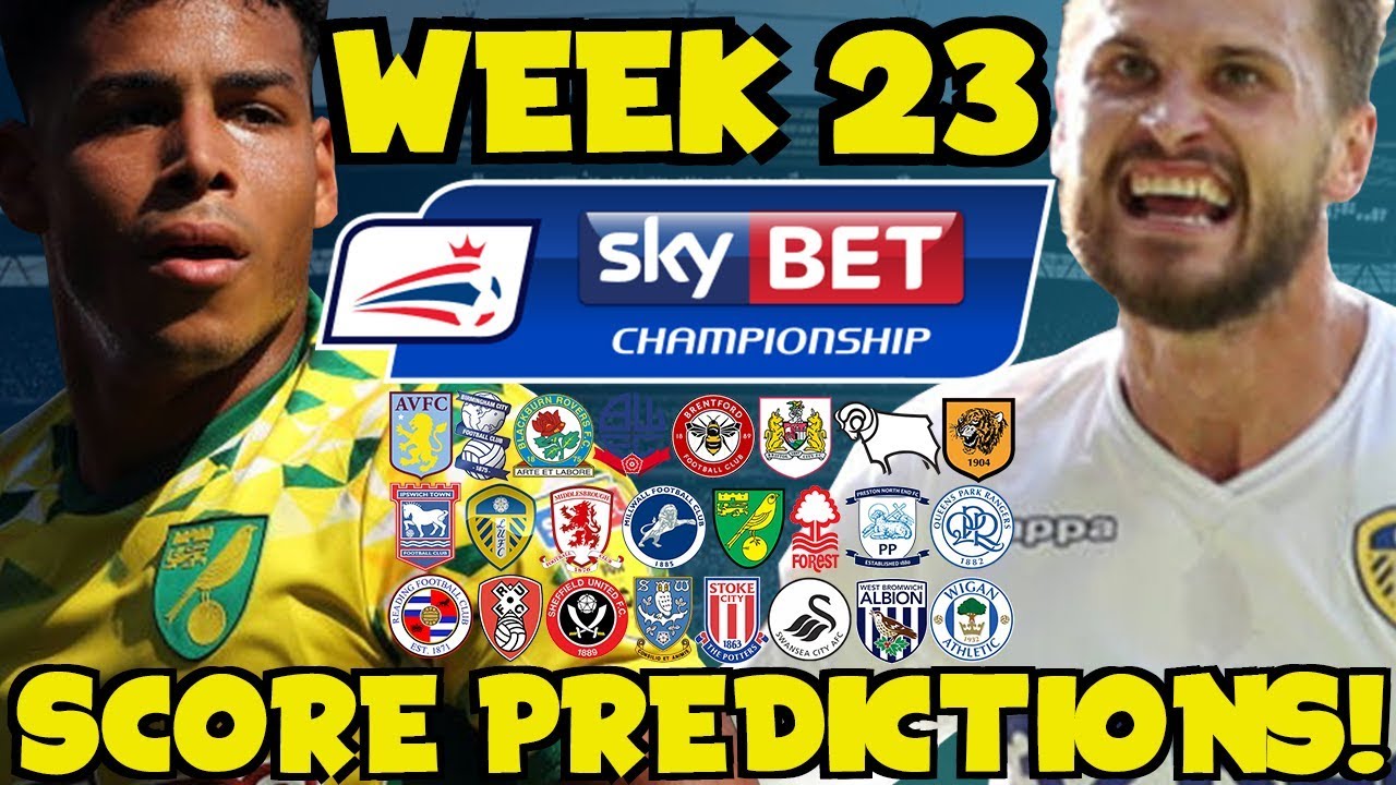 My Championship Week 23 Score Predictions! What Will Happen This