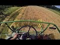 John Deere 935 Combine Harvesting Wheat | GoPro POV