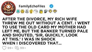 After the Divorce, My Rich Wife Threw Me Out Without a Cent. I Used the Old Card My Mother Gave Me…