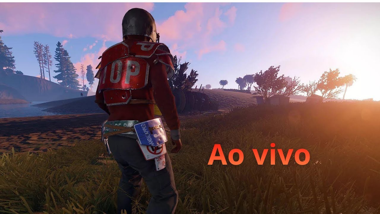 🟢MORANDO NO DESERTO RUST SOLO !discord !pix