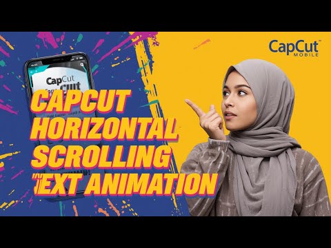 CapCut Pro Secrets – Stunning Scroll Text Trick! How to Make Horizontal Scrolling Text Animation