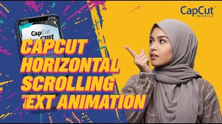 Celebrity CapCut Pro Secrets – Stunning Scroll Text Trick! How to Make Horizontal Scrolling Text Animation Profile