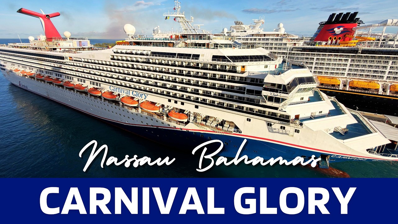 Carnival Glory Arriving in Nassau Bahamas | Ship Watching & Docking at Port