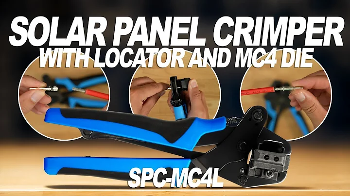 Jonard Tools Solar Panel Crimper (SPC-MC4L) Product Video