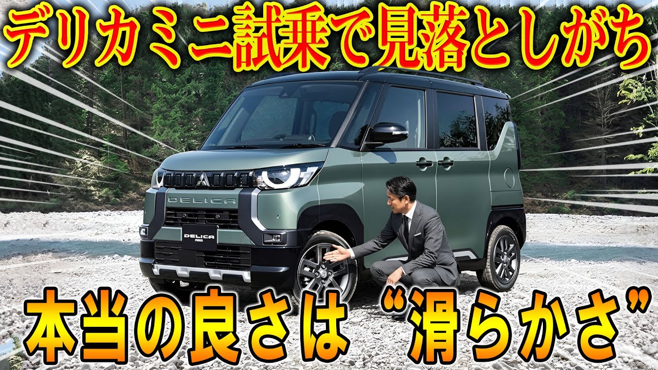 同価格帯の小型車より 【デリカミニ 】が試す価値ある理由：所有感が別物