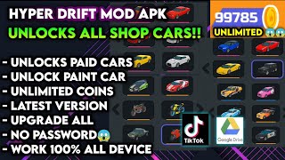 New Cheat Hyper Drift Mod Apk🔥 Unlimited COINS+No Ads+All car and Spray UNLOCKED screenshot 2